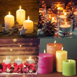 Velas y CandelabroDIY candle pre waxed wicks - pure cotton - smokeless wax - 100 pieces/set