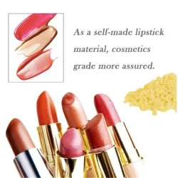 DIY natural bee wax - 100% no added soy wax - lipstick material - yellow / white - 1000g