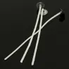 White candle cotton wicks r - homemade candle making - gift - 30 pieces