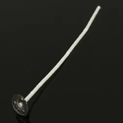 White candle cotton wicks r - homemade candle making - gift - 30 pieces