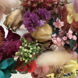 Tørre blomster - dekorasjon for stearinlys / harpikshåndverk