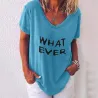 Classic loose t-shirt - short sleeve - letter printed