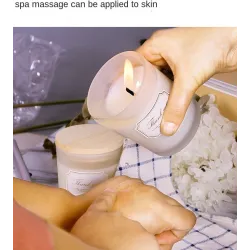 Puur natuurlijke kokoswas - geparfumeerd - voor het maken van kaarsen / massage - cosmeticaKaarsen & Houders