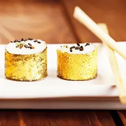 24K Goldfolie - Blattblätter - essbar - für Kuchen / Essensdekoration