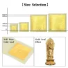 24K Goldfolie - Blattblätter - essbar - für Kuchen / Essensdekoration
