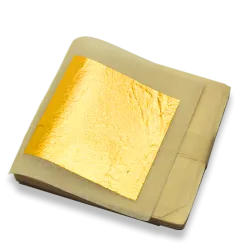 24K Goldfolie - Blattblätter - essbar - für Kuchen / Essensdekoration