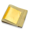 24K Goldfolie - Blattblätter - essbar - für Kuchen / Essensdekoration