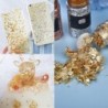 Gold foil paper - flakes - confetti - for epoxy resin craft / nail art / jewelry making