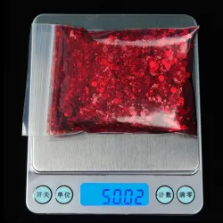 Esmalte de uñasNail glitter - silver flakes for delightful nail manicure - various colours - - 50 grams