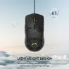 Delux M700A - bedrade gamingmuis - RGB - 7200DPI - lichtgewicht - ergonomisch - honingraatschaalMuizen