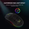 MouseHoneycomb deluxe lightweight gaming mouse - 67gram -  ultra weave cable for computer gamer