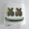 Marshmallow DJ-helm - lichtgevend volgelaatsmasker - met LEDFeest