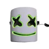 Marshmallow DJ-helm - lichtgevend volgelaatsmasker - met LEDFeest