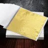 Shiny gold leaf - sheet paper - for gilding furniture / walls / craft / decoration - 9 * 9 cm - 100 sheetsDecoration