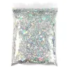 Nail art glitter - gemengde zeshoekige vorm / pailletten / vlokken / plakjes - 50gNagellak