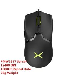 Delux M800 - RGB bedrade muis - 12400 - 16000 DPI - 1000HzMuizen