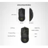 MouseHoneycomb deluxe lightweight gaming mouse - 67gram -  ultra weave cable for computer gamer
