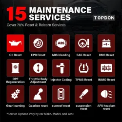 TOPDON ArtiDiag800 - OBD2 scanner - car diagnostic tool - full system code reader