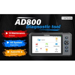 TOPDON ArtiDiag800 - OBD2 scanner - car diagnostic tool - full system code reader