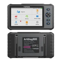 TOPDON ArtiDiag800 - skaner OBD2 - narzędzie diagnostyczne do samochodów - czytnik kodów pełnego systemuDiagnoza