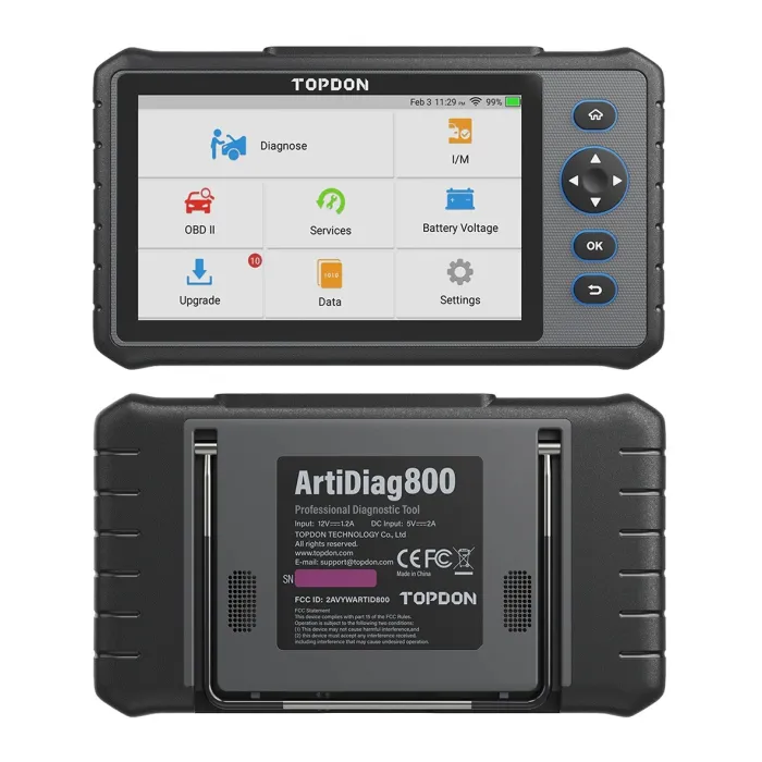 TOPDON ArtiDiag800 - OBD2 scanner - car diagnostic tool - full system code reader