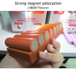 18650 Akkuhalterung - einreihig - starker Magnet - für Akku Punktschweißgerät
