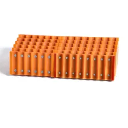 18650 battery fixture - single row - strong magnet - for batteries spot welding fixture