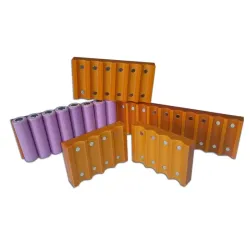 18650 battery fixture - single row - strong magnet - for batteries spot welding fixture