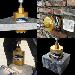 Bit Diamond core drill bit - 25 - 180mm - M22 interface - concrete - marble - dry /wet water drilling