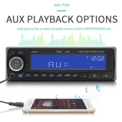 SWM-1088 - Autoradio - Bluetooth - 1 DIN - AUX-in - TF - U-Disk - MP3-Player