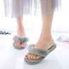 Warm fluffy slippers - soft - furry flip - flops
