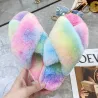 Warme pluizige pantoffels - zacht - harige teenslippers - teenslippersSchoenen