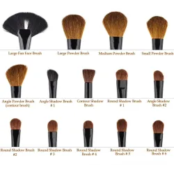 Makeup brushes set kit - 24 pieces