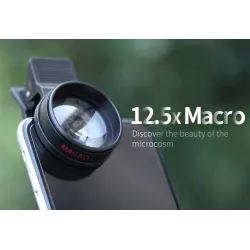 Telefooncameralens - 0.45X groothoek / 10X macro - clip-on - kitLenzen
