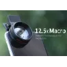 Obiektyw aparatu telefonicznego - szerokokątny 0,45x / makro 10x - przypinany - zestawObiektyw