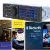 Bluetooth bilradio - 4,1" - 1 DIN - TF - USB - ISO - MP5-spelare - pekskärm - snabbladdare
