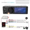 Autoradio Bluetooth - 4.1" - 1 DIN - TF - USB - ISO - Lecteur MP5 - écran tactile - chargeur rapide