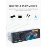 Bluetooth bilradio - 4,1" - 1 DIN - TF - USB - ISO - MP5-spelare - pekskärm - snabbladdare