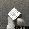N35 - neodymium magnets - strong magnet block - cube - 4 * 4 * 3mm 50 piecesN35