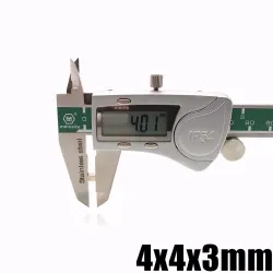 N35 - neodymium magnets - strong magnet block - cube - 4 * 4 * 3mm 50 piecesN35