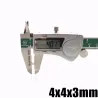N35 - aimants néodyme - bloc aimant puissant - cube - 4 * 4 * 3mm 50 pièces