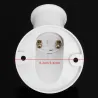 E27 bulb adapter - converter - screw base - 45 degree tiltLighting fittings