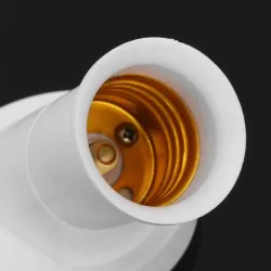 Adaptateur d'ampoule E27 - convertisseur - culot à vis - inclinaison à 45 degrés