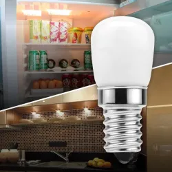 Kylskåpslampa - SMD2835 LED - E14 - 3W - 220V - 2 st