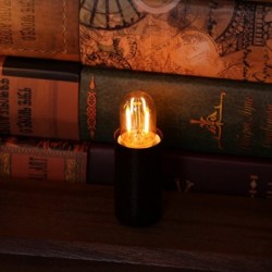 Vintage LED lamp - Edison buis - T22 - 2200K - E12 / E14 - 1W - dimbaar - amber glas - 5 stuksE14