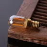 Vintage żarówka LED - tuba Edisona - T22 - 2200K - E12 / E14 - 1W - ściemnialna - bursztynowe szkło - 5 sztukE14