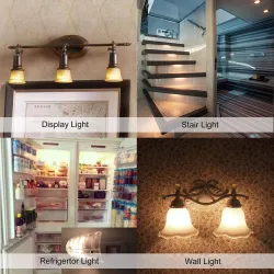 Vintage żarówka LED - rurkowa Edison - T22 - E12 - E14 - 1W - ściemnialna - 2200K złota - 25 sztukE14