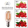 Vintage żarówka LED - rurkowa Edison - T22 - E12 - E14 - 1W - ściemnialna - 2200K złota - 25 sztukE14