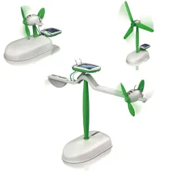 6 in 1 robot toys - educational kit - powered by solar