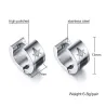 PendientesPendientes pequeños de plata - con signo masónico - unisex